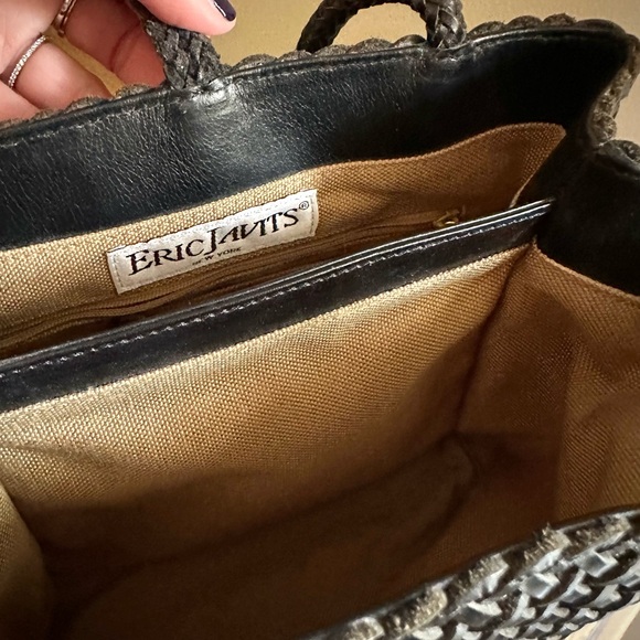 Eric Javits Woven Leather Bag - Picture 10 of 14